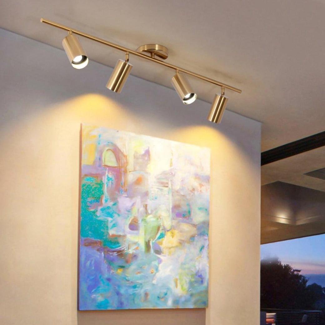 Stylish Gold Dual Head Adjustable Wall Light
