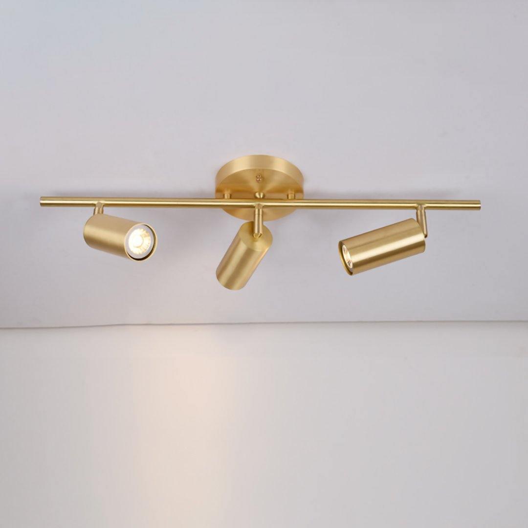 Stylish Gold Dual Head Adjustable Wall Light