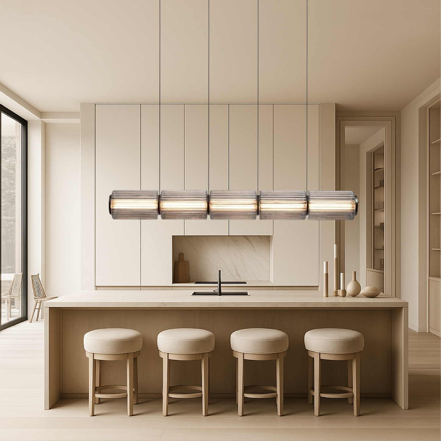 Cylinder Glass Pendant Lamp 4