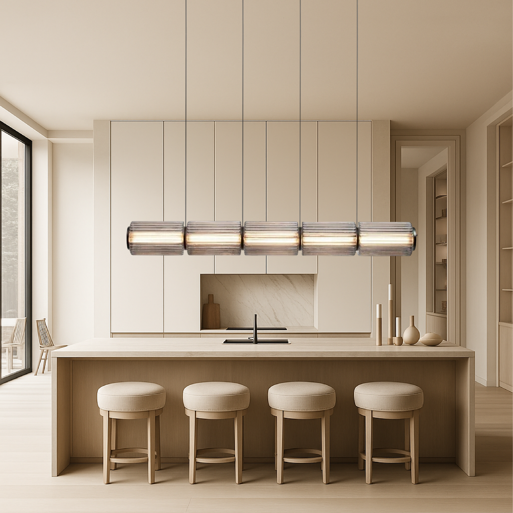 Cylinder Glass Pendant Lamp 4