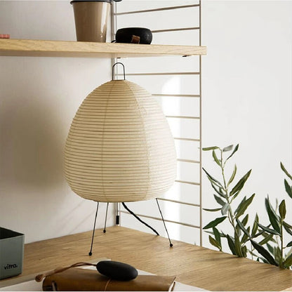 Elegant Asian Style Paper Table Lamp
