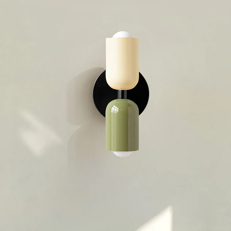 Contemporary Dual Head Wall Lamp