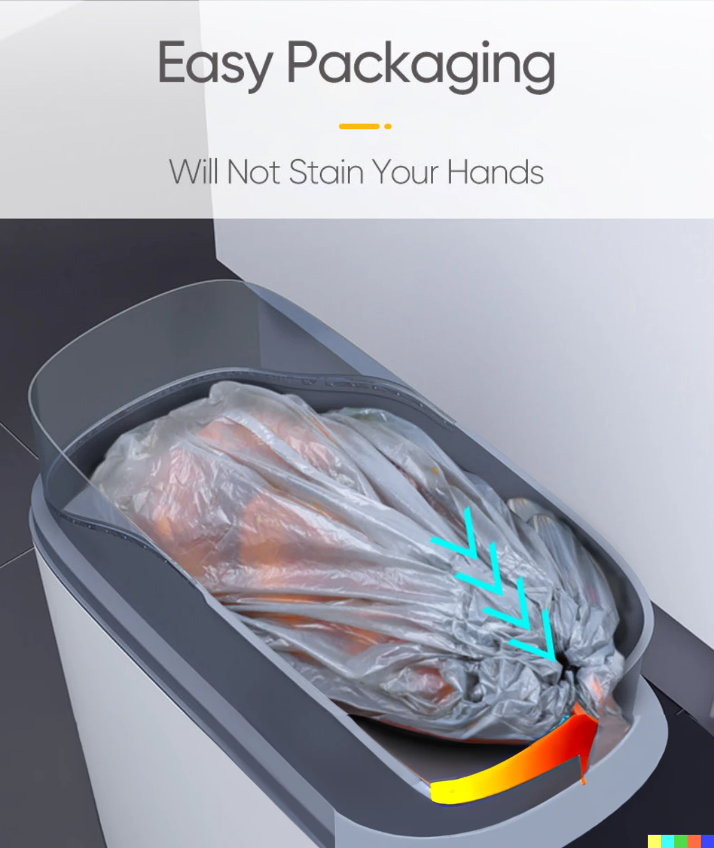 Automatic Touchless Big Waste Bin