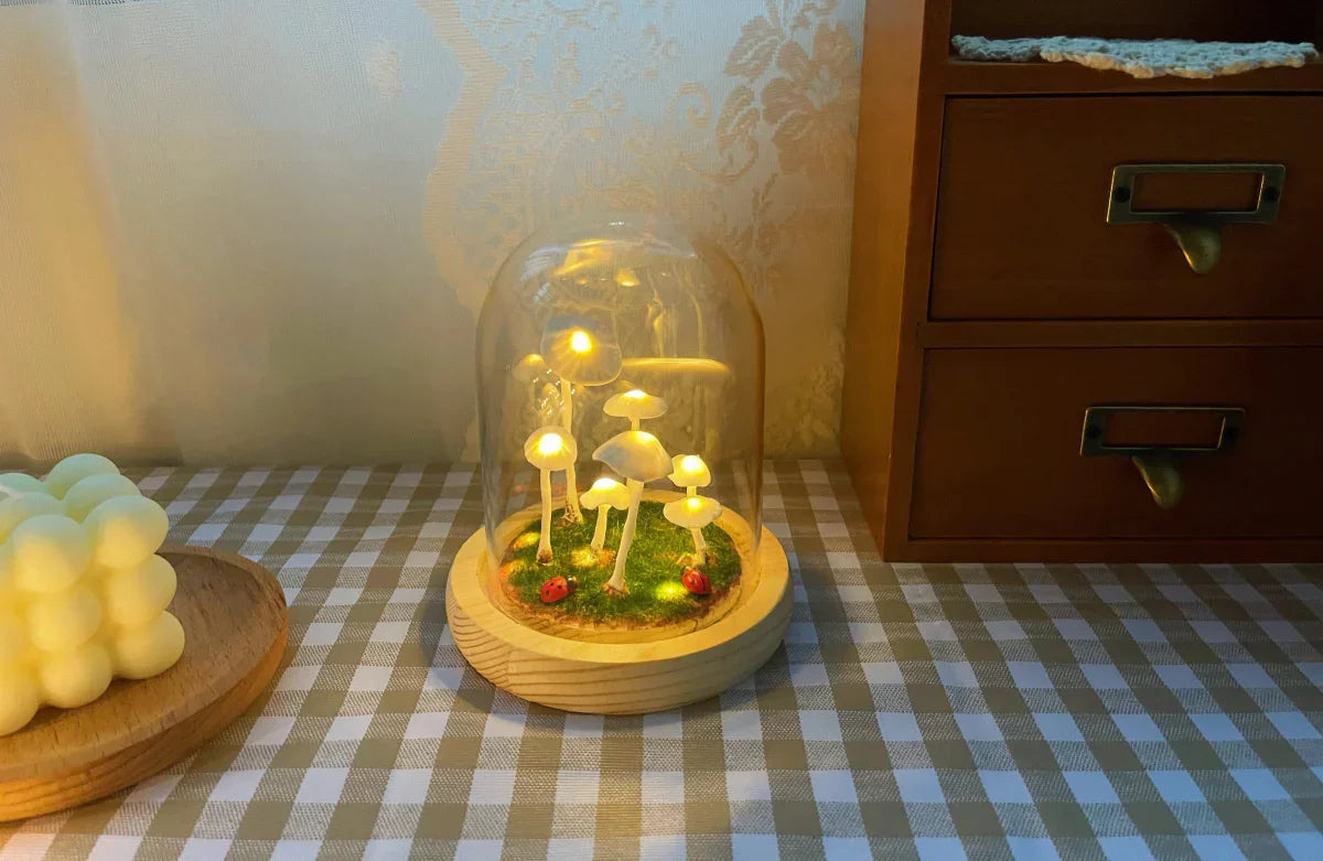 Easy Grow Mushroom Kit - Glass DIY Terrarium Set