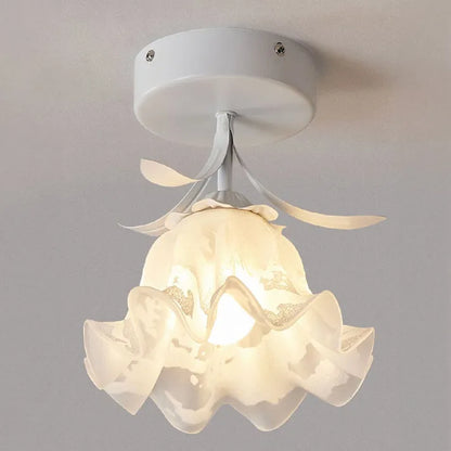 Small Floral Hanging Lamp