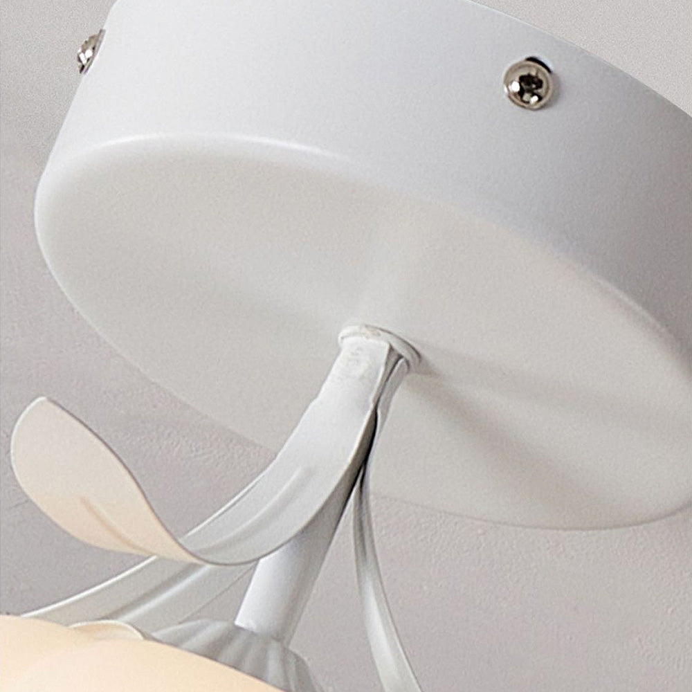 Elegant Glass Flower Ceiling Lamp