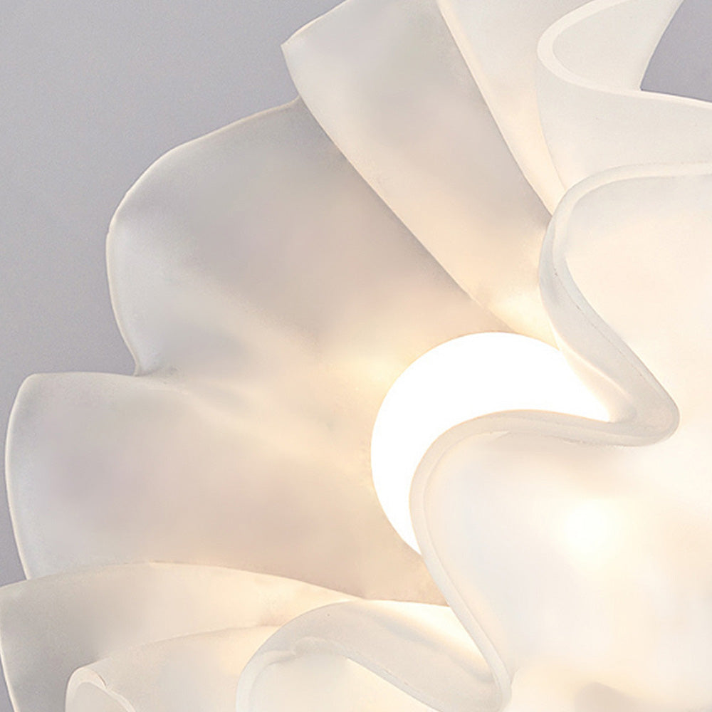 Elegant Glass Flower Ceiling Lamp