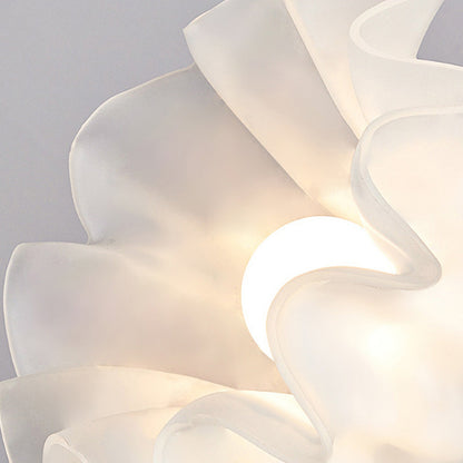 Elegant Glass Flower Ceiling Lamp