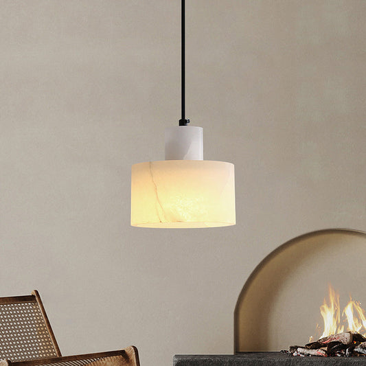 Elegant White Pendant Light - Fesara