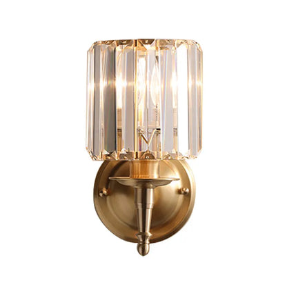 Elegant Sparkle Glass Wall Light - Fesara