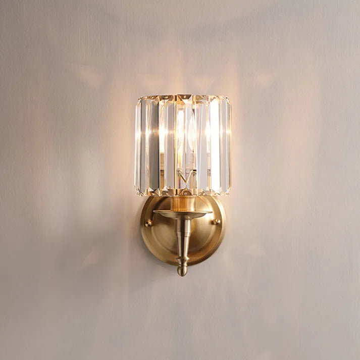 Elegant Sparkle Glass Wall Light