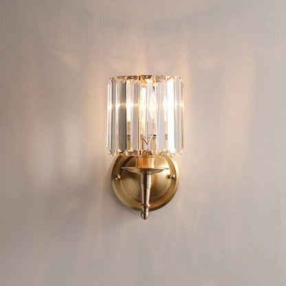 Elegant Sparkle Glass Wall Light