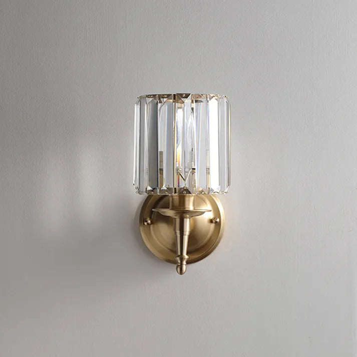 Elegant Sparkle Glass Wall Light