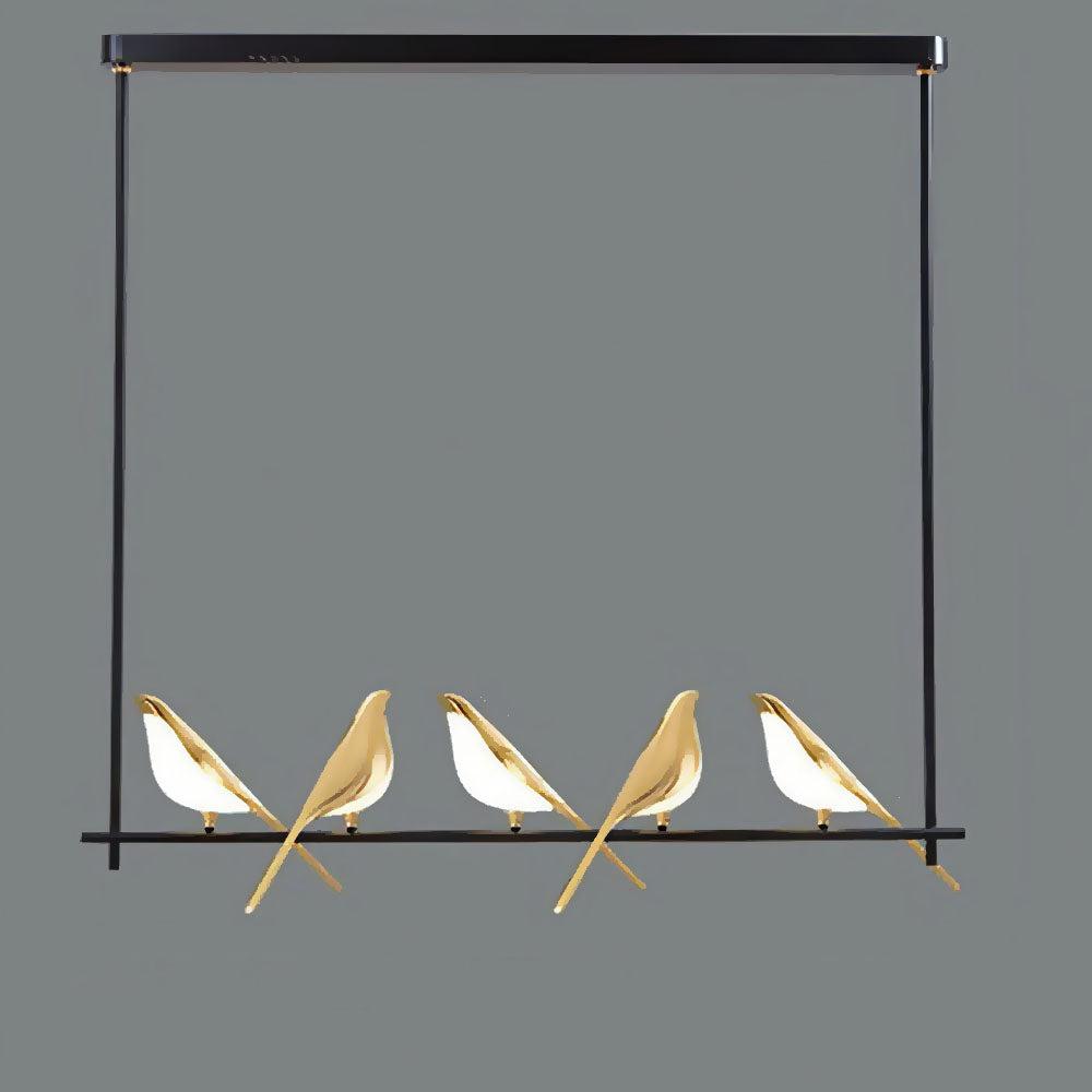 Colorful Bird Shaped Pendant LED Lamp