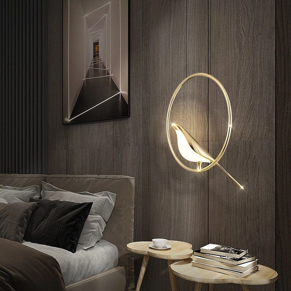 Colorful Bird Shaped Pendant LED Lamp