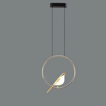 Colorful Bird Shaped Pendant LED Lamp