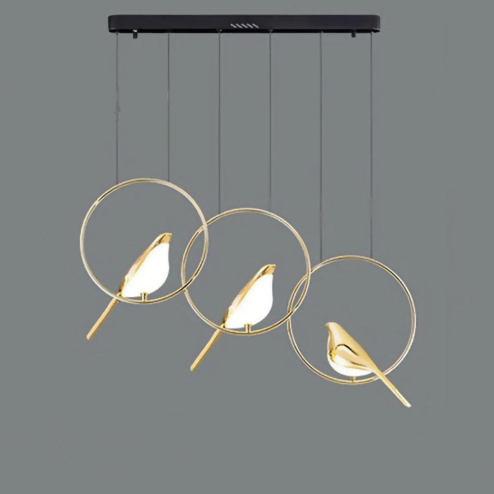 Colorful Bird Shaped Pendant LED Lamp