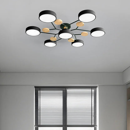 Sleek LED Ceiling Fixture Home Lighting
