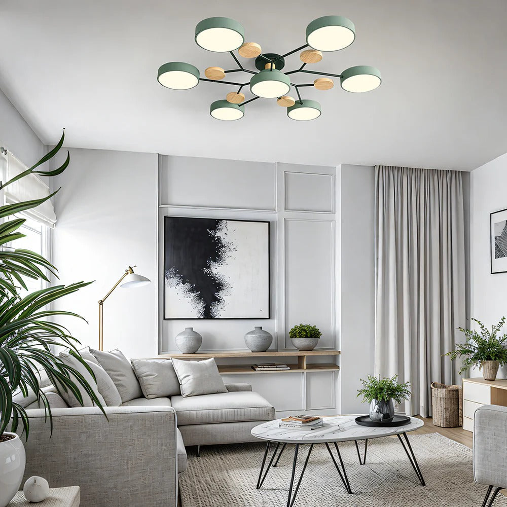 Sleek LED Ceiling Fixture Home Lighting