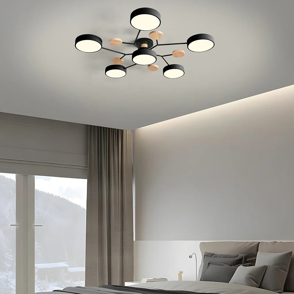Sleek LED Ceiling Fixture Home Lighting