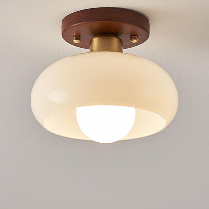 Rustic Wooden Classic Ceiling Lamp - Fesara