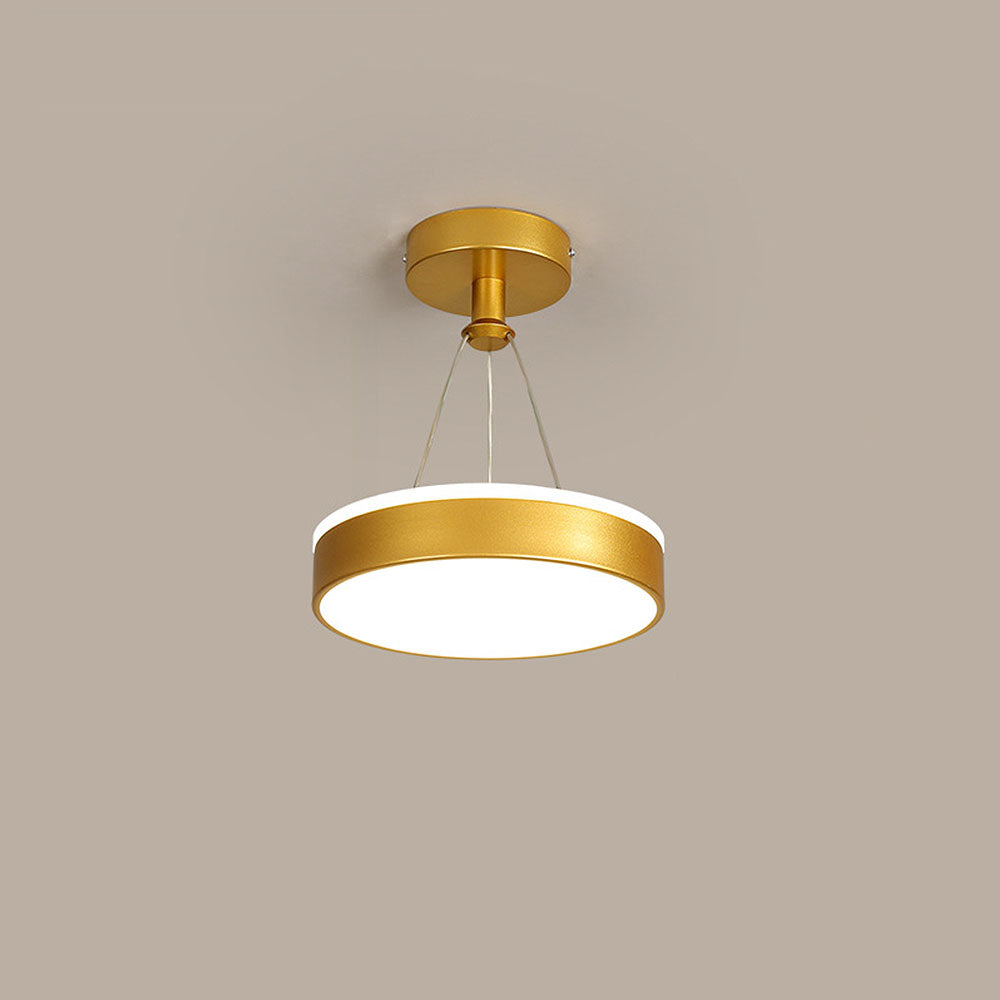 Sleek Modern Black Gold Pendant Light