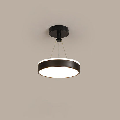 Sleek Modern Black Gold Pendant Light - Fesara