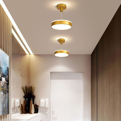 Sleek Modern Black Gold Pendant Light