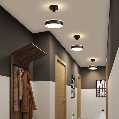 Sleek Modern Black Gold Pendant Light