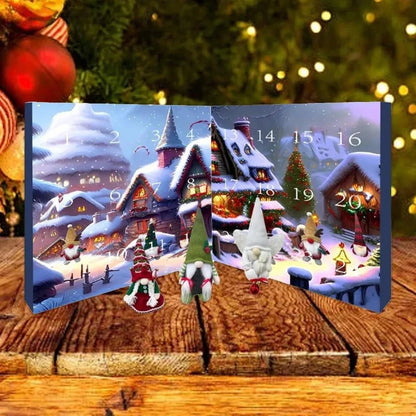 Fun Holiday Countdown Gnome Calendar - Fesara