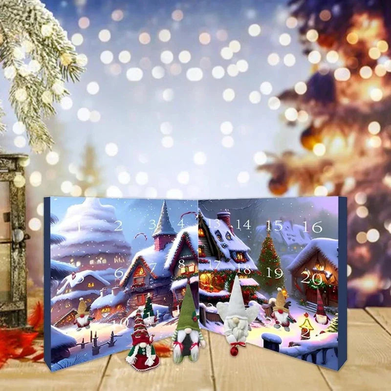 Fun Holiday Countdown Gnome Calendar