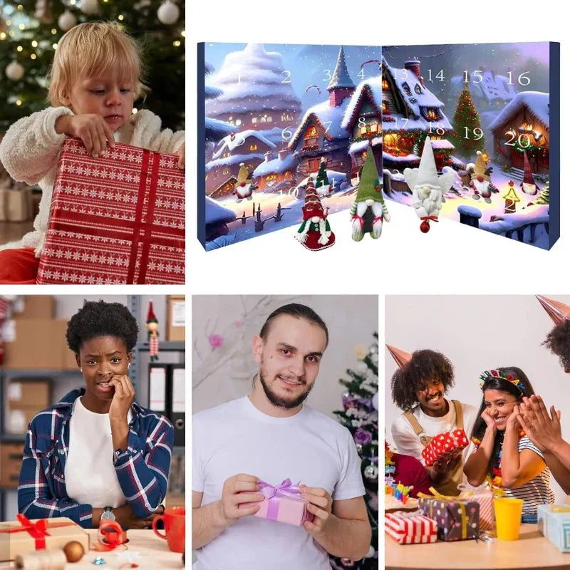 Fun Holiday Countdown Gnome Calendar
