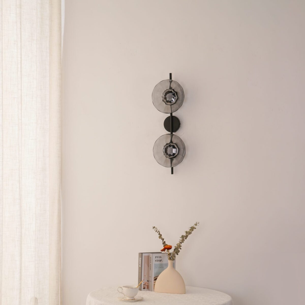 Round Glass Modern Wall Light