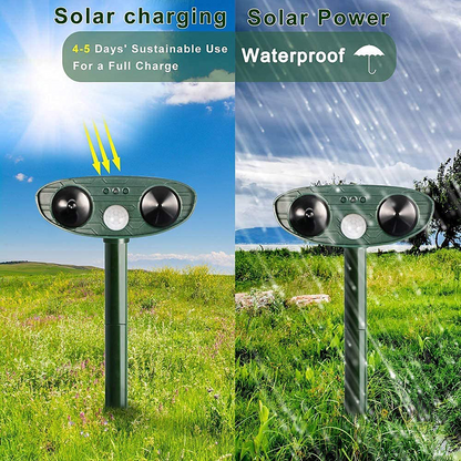 Outdoor Motion Activated Animal Repellent Garden Defender