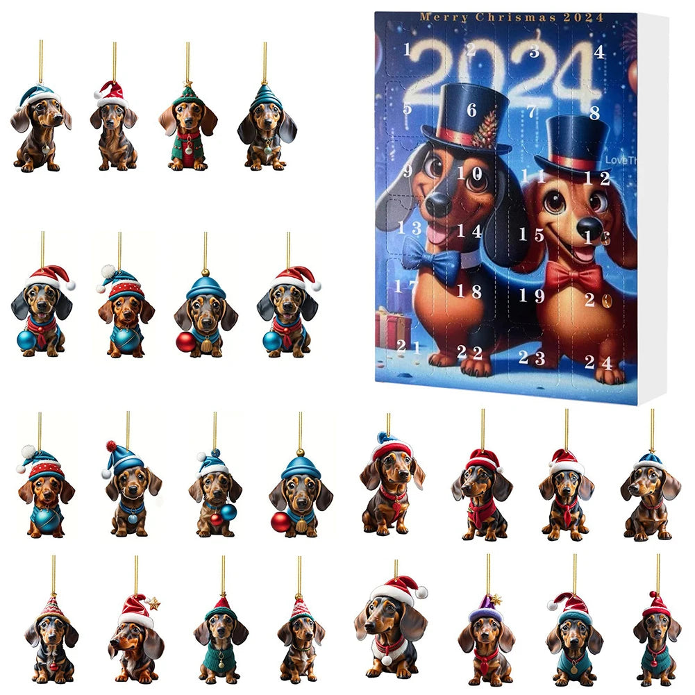 Dachshund Joy | Festive Whimsical Advent Calendar for Dog Lovers 5