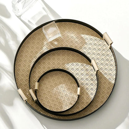 Elegant Wooden Serving Tray