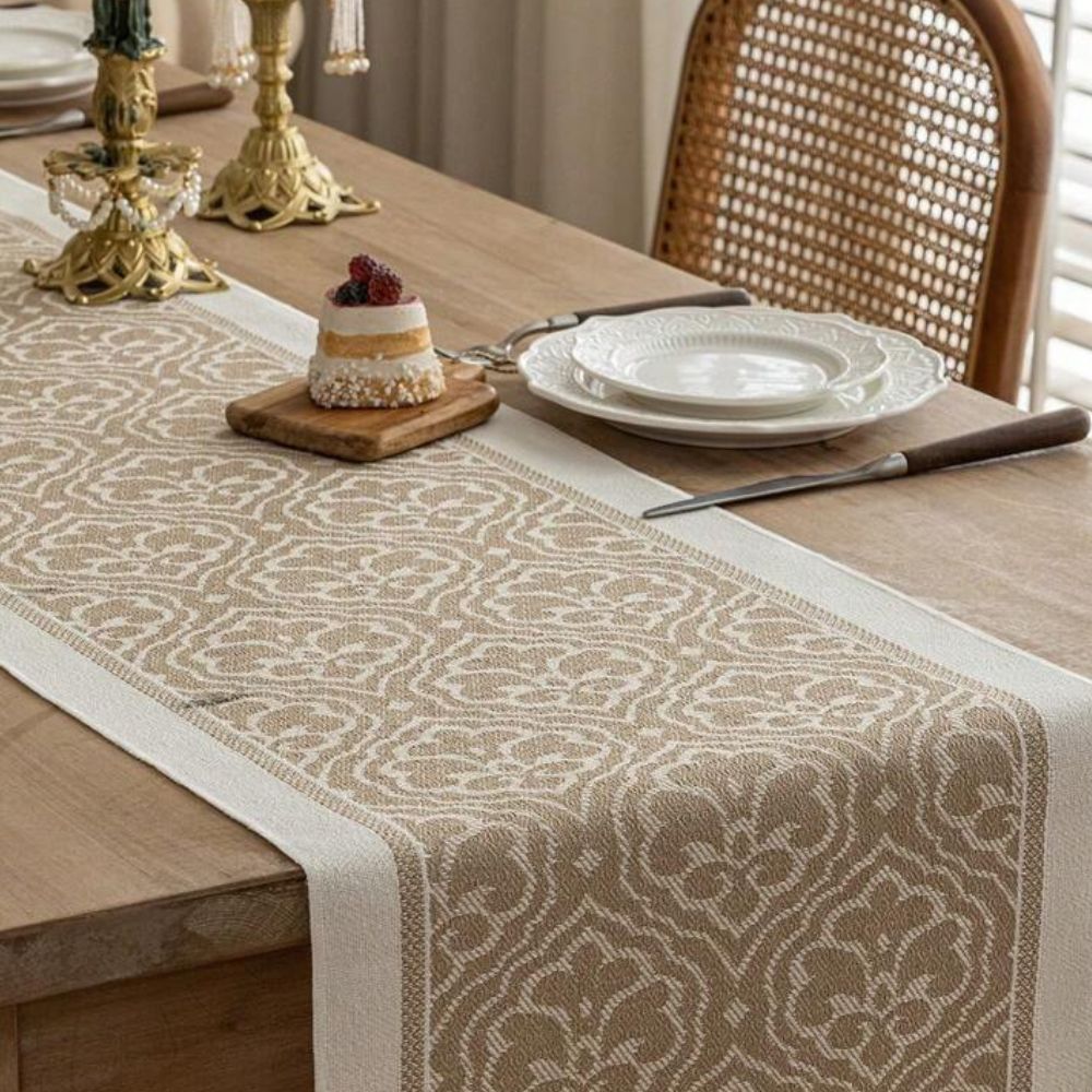 Elegant Floral Table Runner