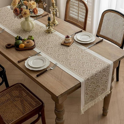 Elegant Floral Table Runner