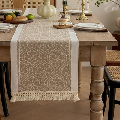Elegant Floral Table Runner
