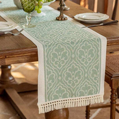 Elegant Floral Table Runner