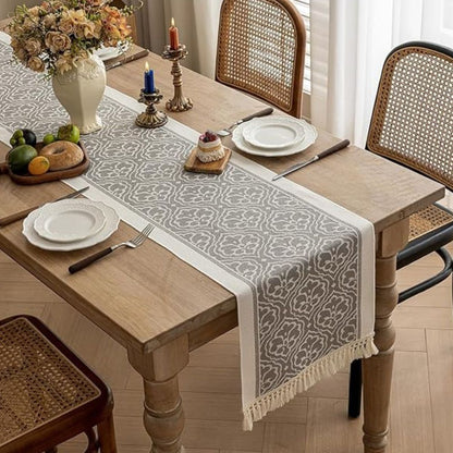 Elegant Floral Table Runner