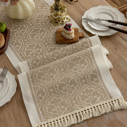 Elegant Floral Table Runner