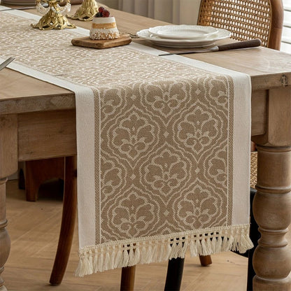 Elegant Floral Table Runner