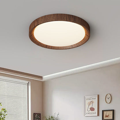 Dark Wooden Ceiling Lamp 2