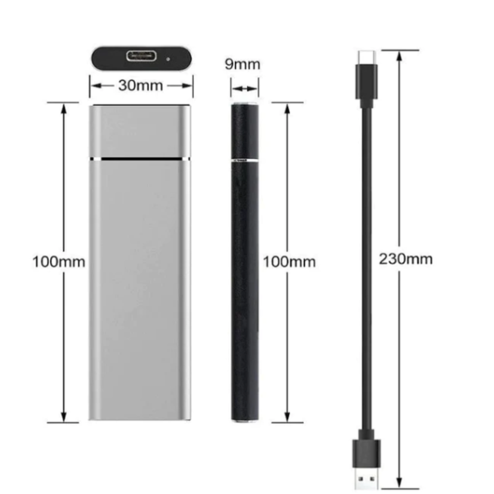 Compact 8TB USB External Hard Drive