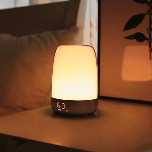 Wake Up Light Alarm Clock with Dimmable Brightness - Fesara