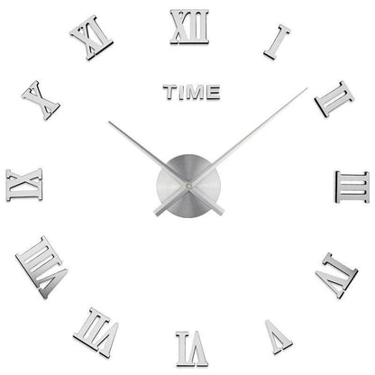 Minimalist White Wooden Wall Clock