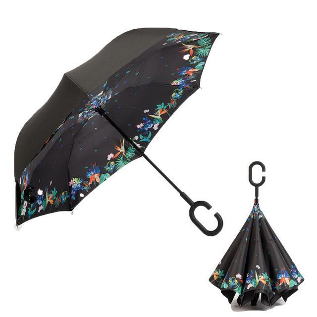 Windproof Automatic Folding Rain Umbrella