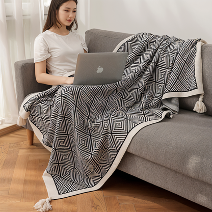 Cozy Fleece Throw Blanket - Warm Lightweight Plush Design