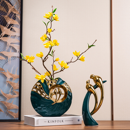 Elegant Handcrafted Ceramic Decor Vase